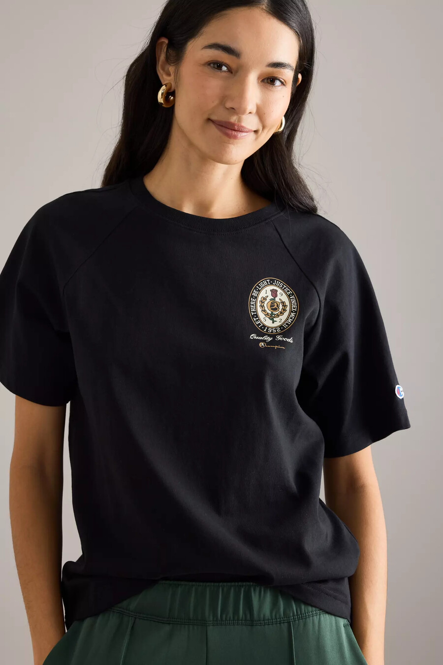 t-shirt med champion-märke