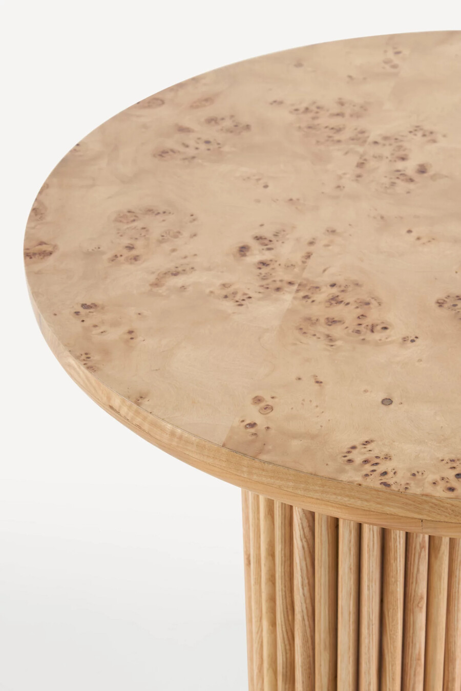 scout burl wood litet sidobord