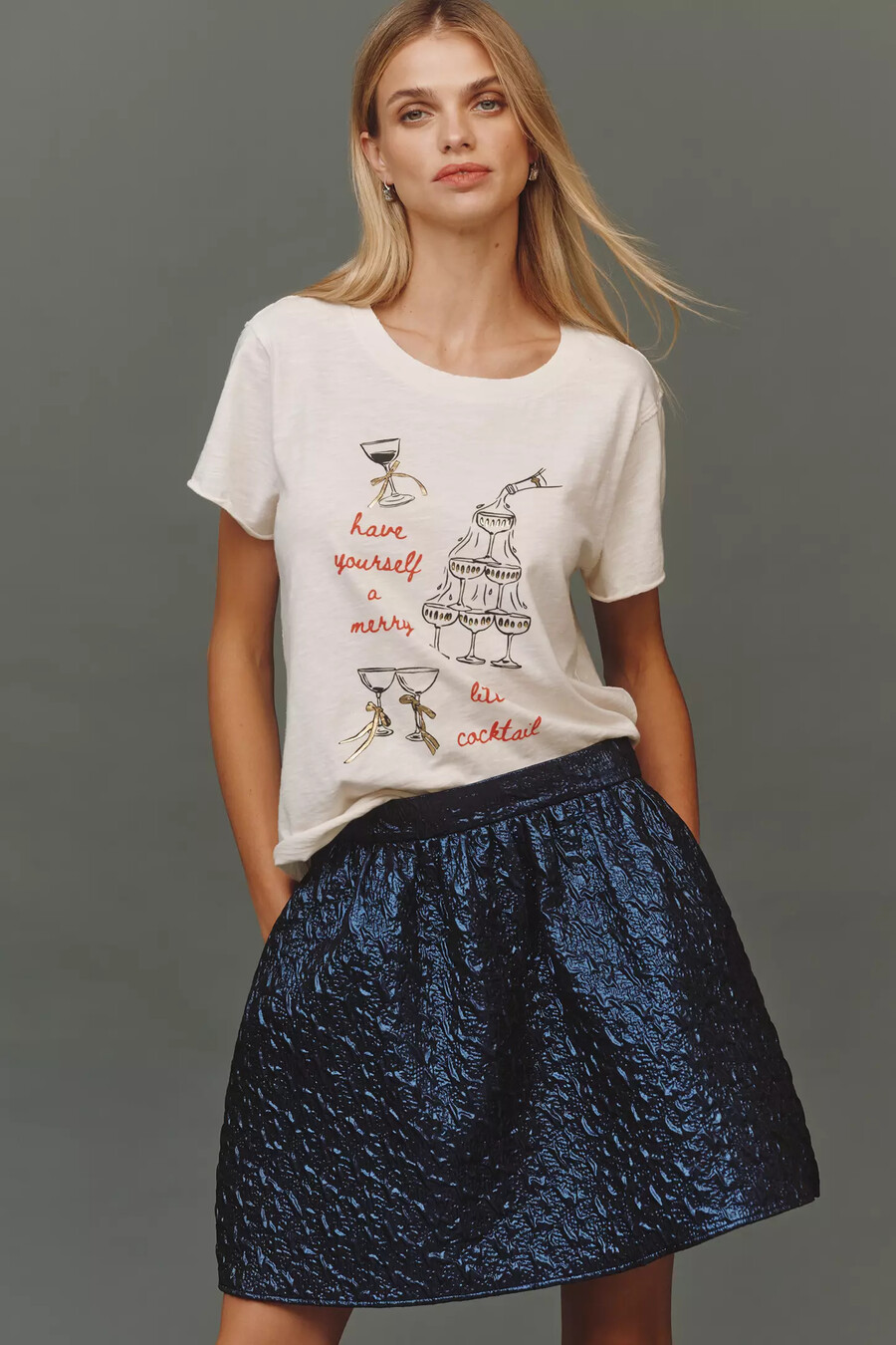 maeve x daniela berkhout merry cocktail t-shirt