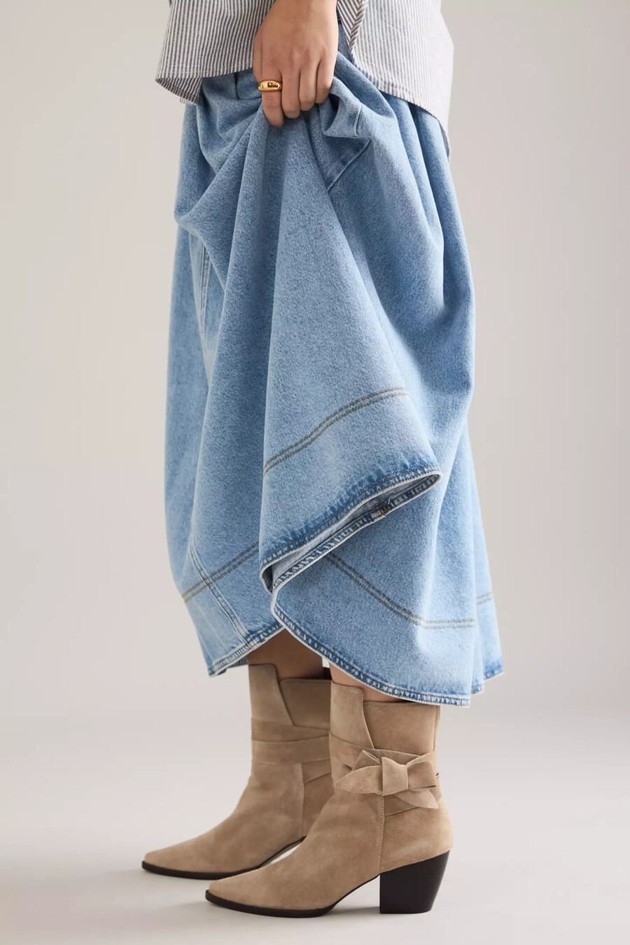 matisse colton ankelboots med rosett
