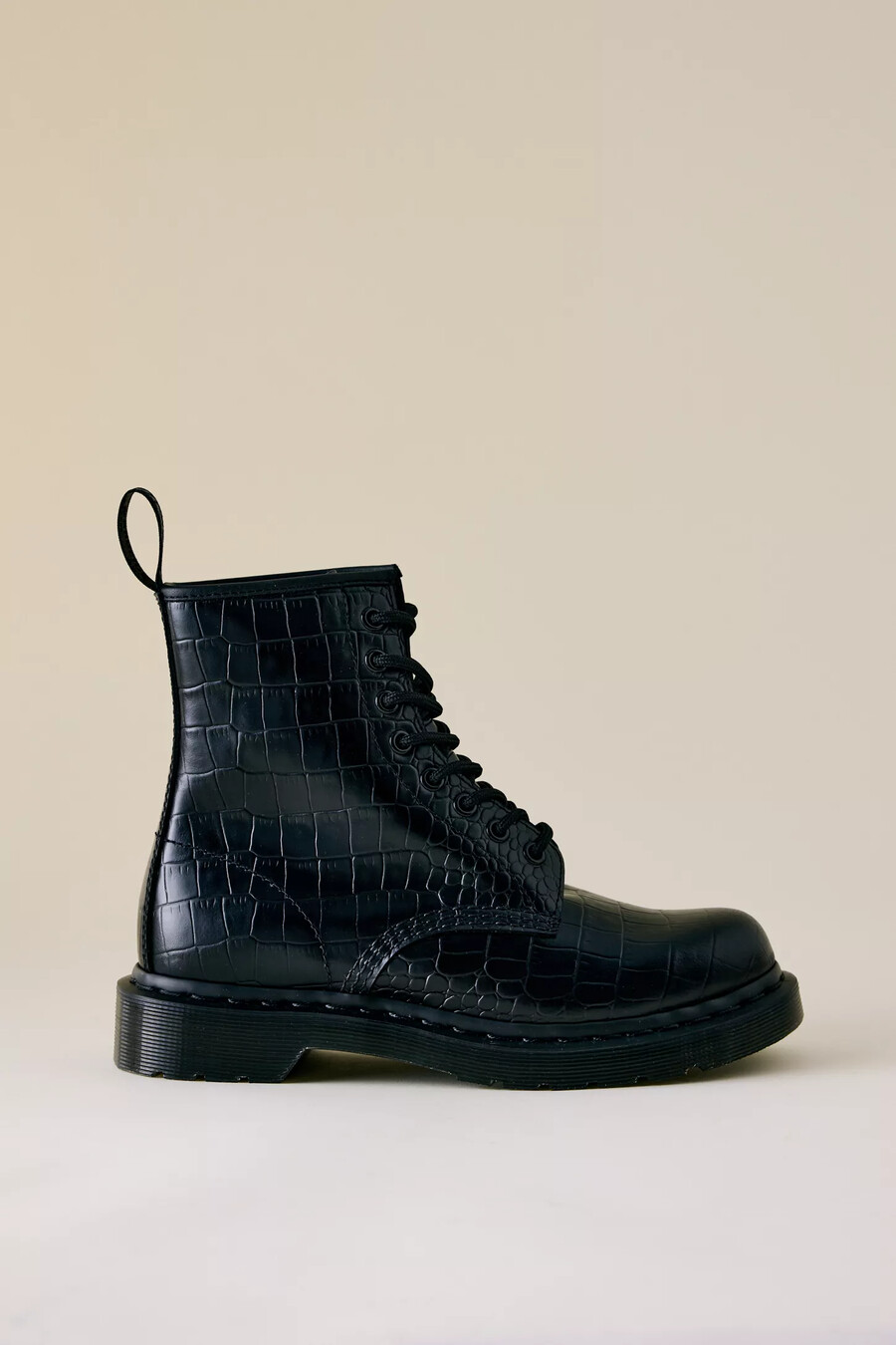 dr. martens 1460 croc emboss stövlar