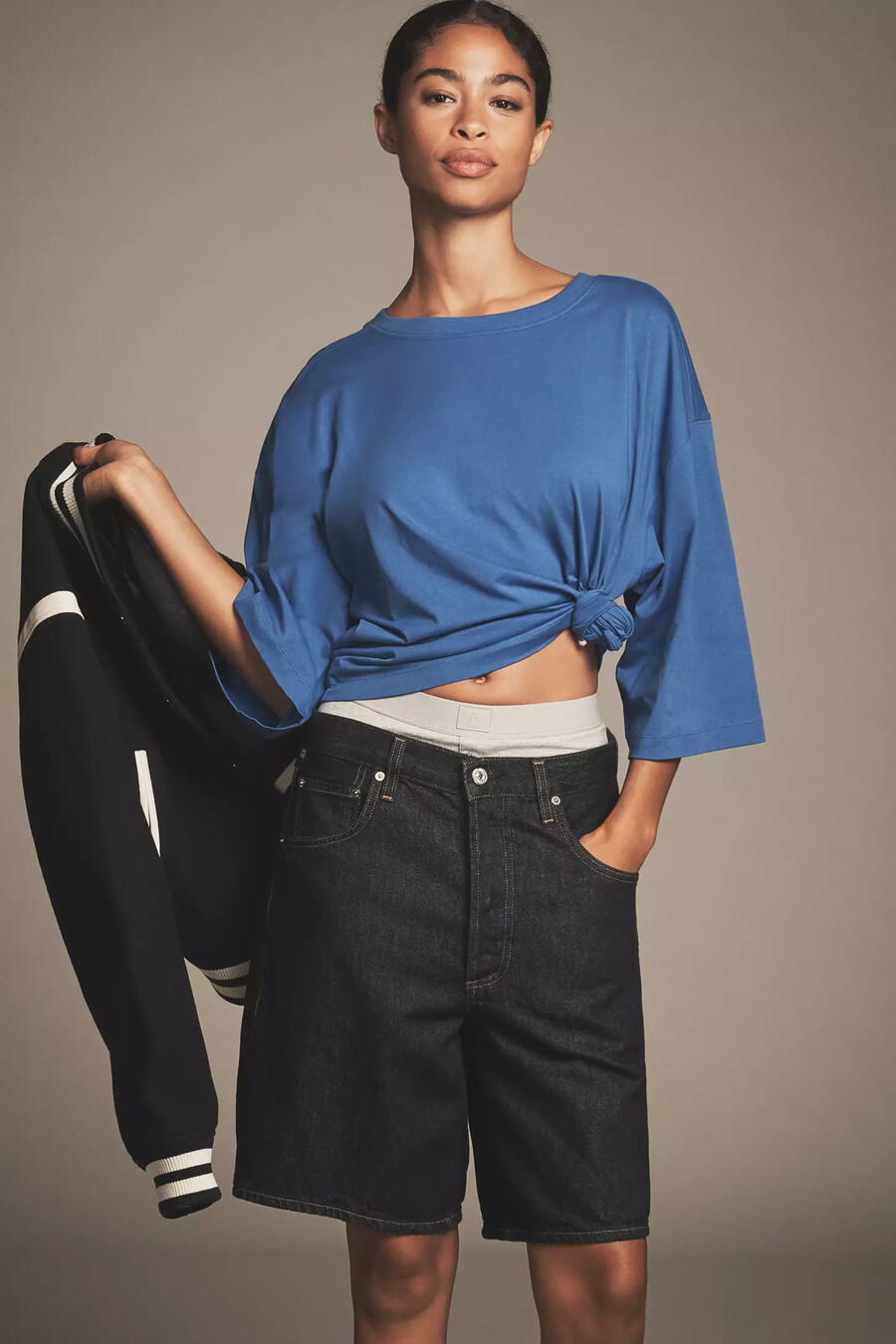 maeve slouchy avslappnad stickad topp