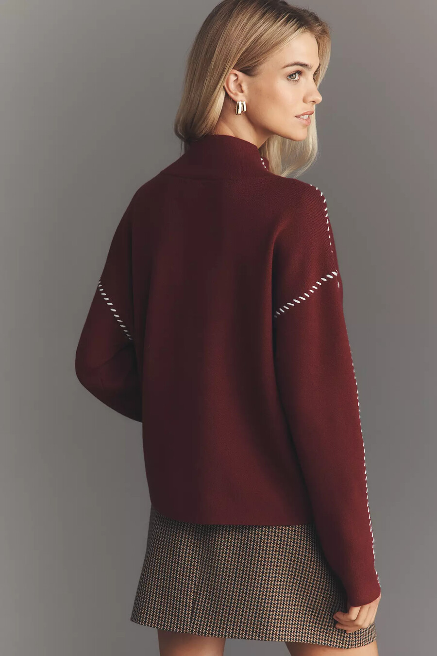 maeve carys tröja med hög halsringning pullover