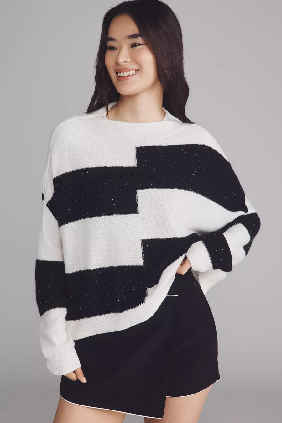 alani kashmirtröja med hög halsringning pullover