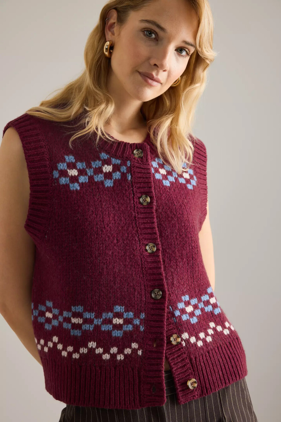 damson madder sofie ullväst