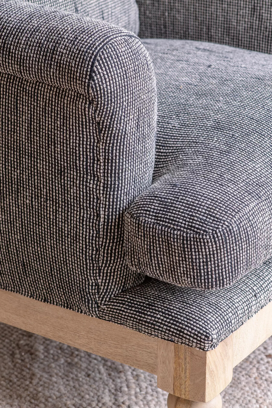 nkuku maganda bomullsfåtölj