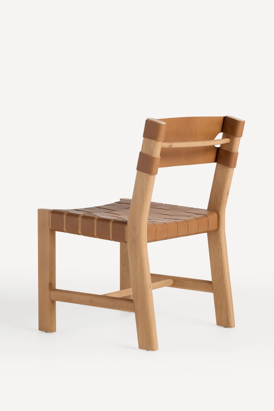 läder sling matstol