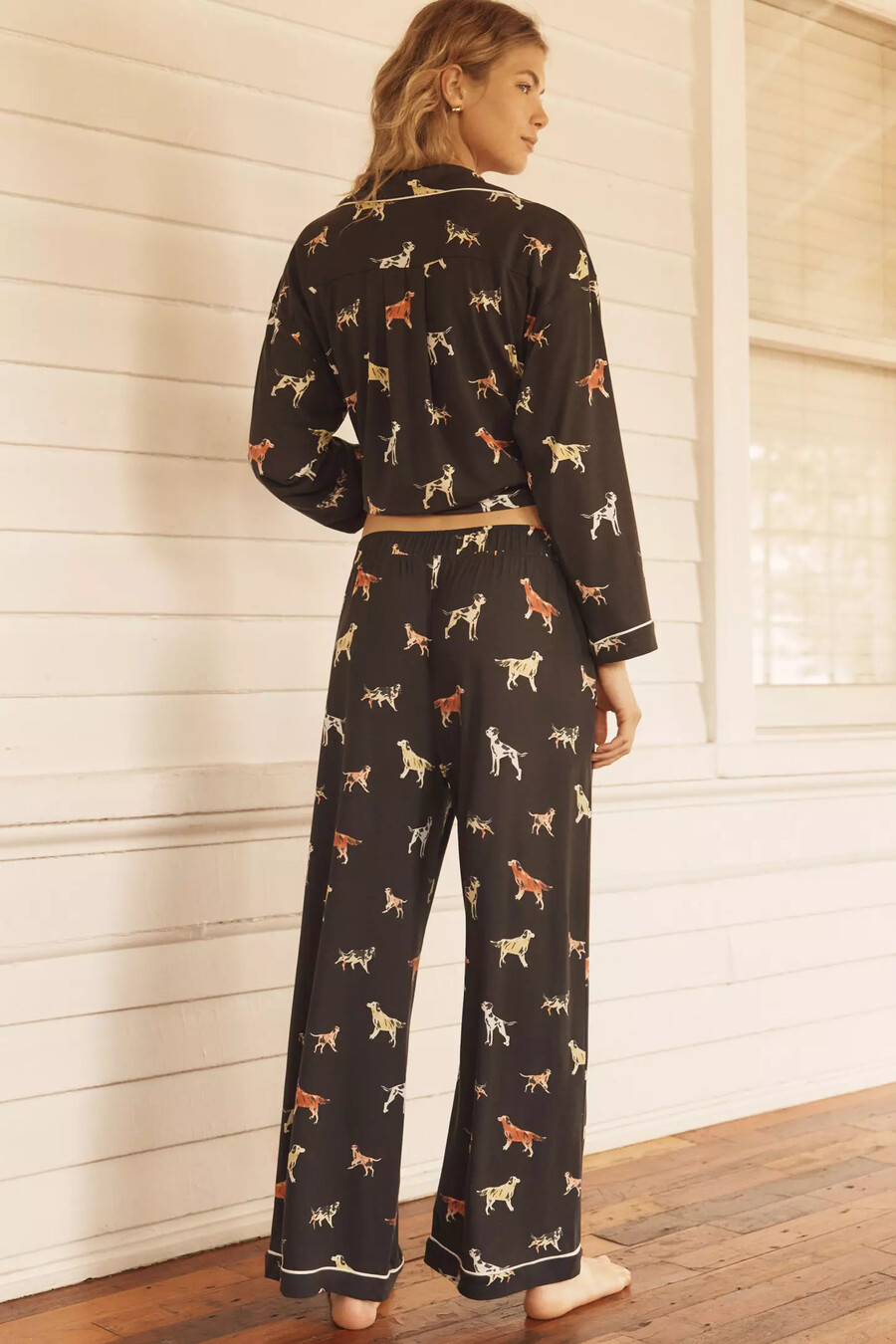 briar piped pyjamasbyxor