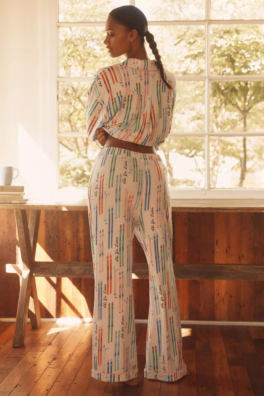 briar piped pyjamasbyxor