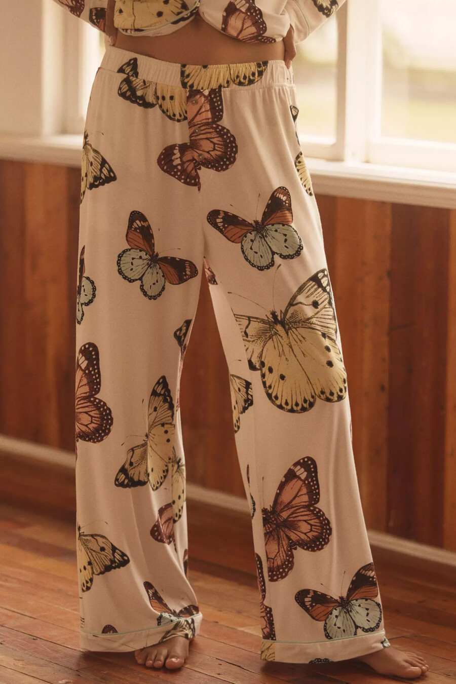 briar piped pyjamasbyxor