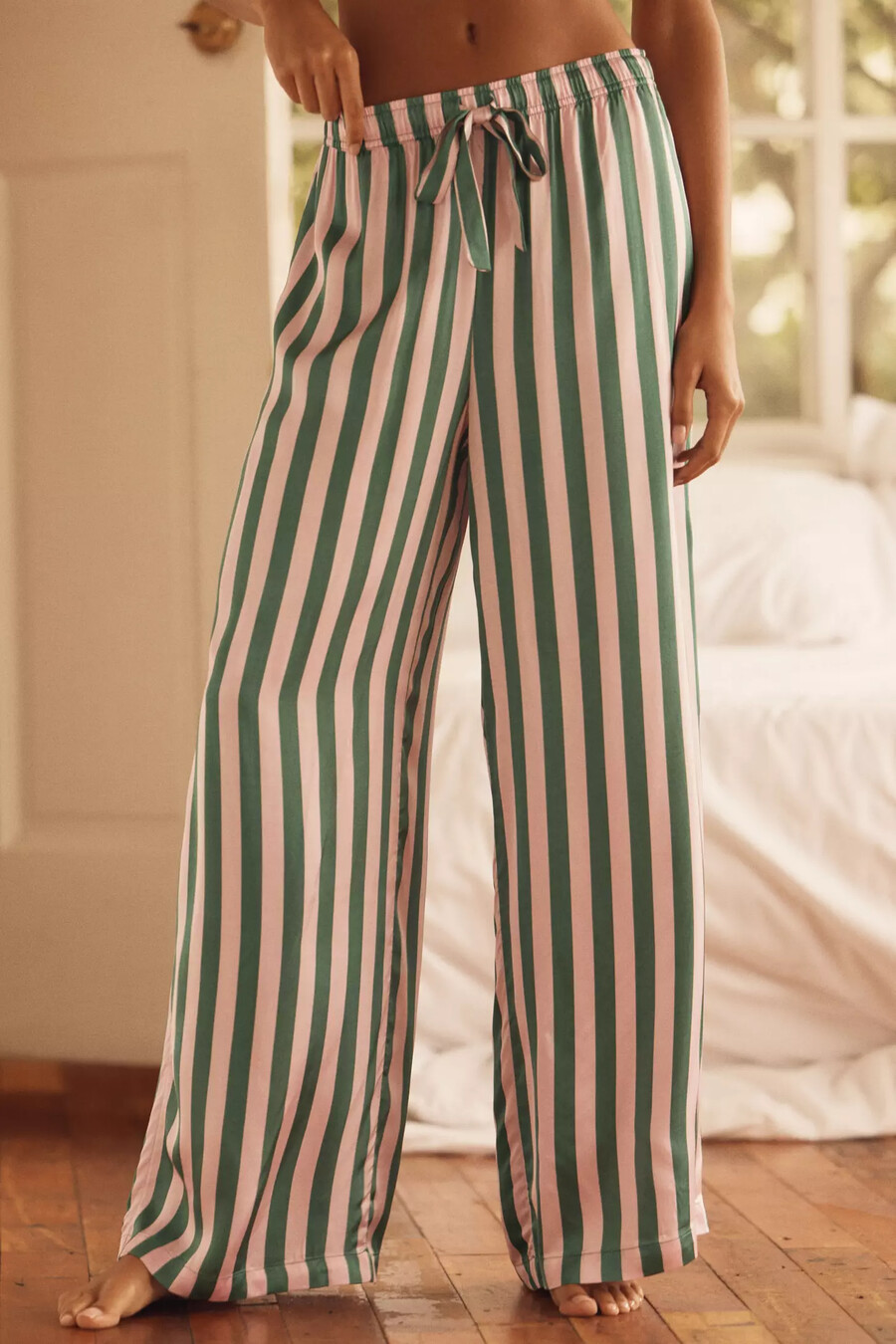 silkeslen pyjamasbyxa från anthropologie
