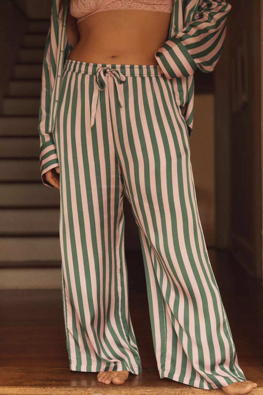 silkeslen pyjamasbyxa från anthropologie