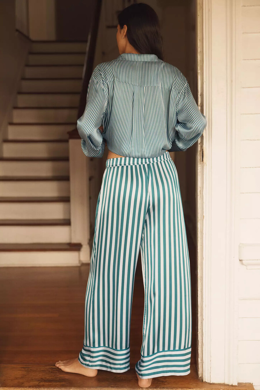 silkeslen pyjamasbyxa från anthropologie