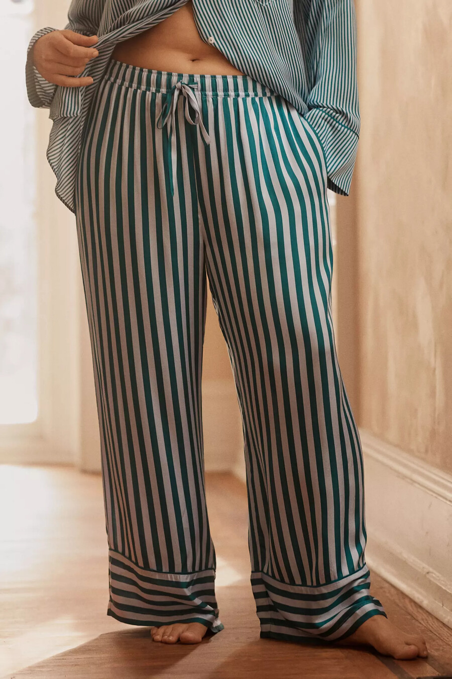 silkeslen pyjamasbyxa från anthropologie