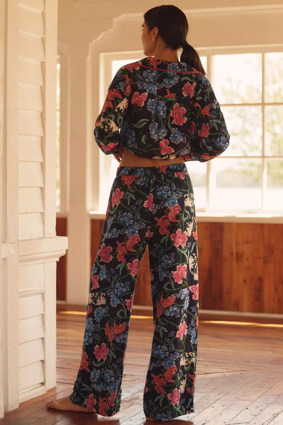 lyrebird flanell pyjamasbyxor