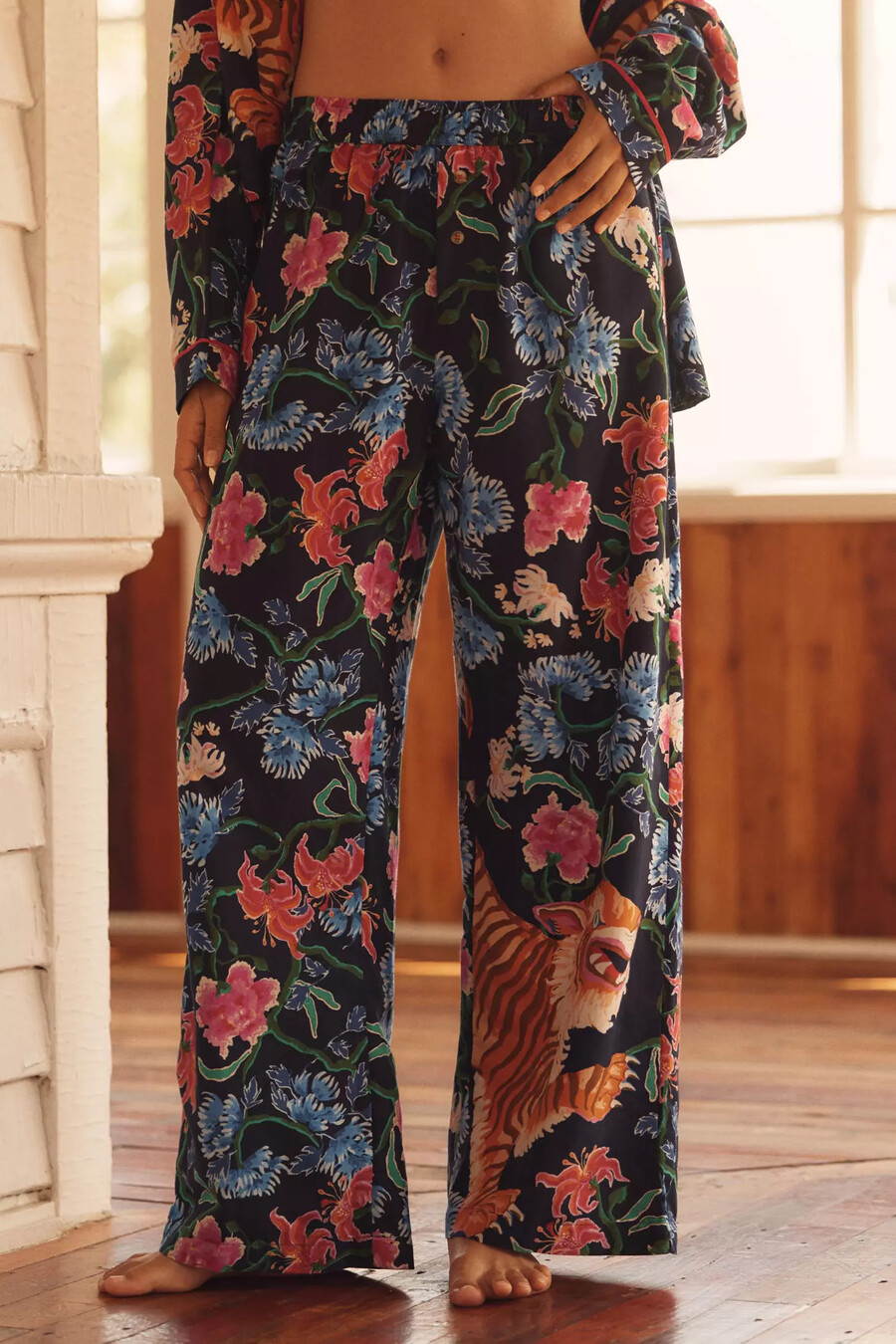 lyrebird flanell pyjamasbyxor