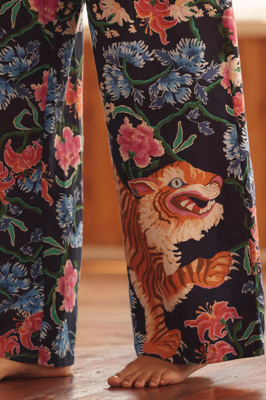 lyrebird flanell pyjamasbyxor