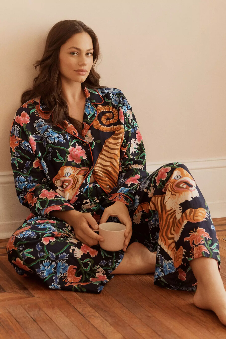 lyrebird flanell pyjamasbyxor