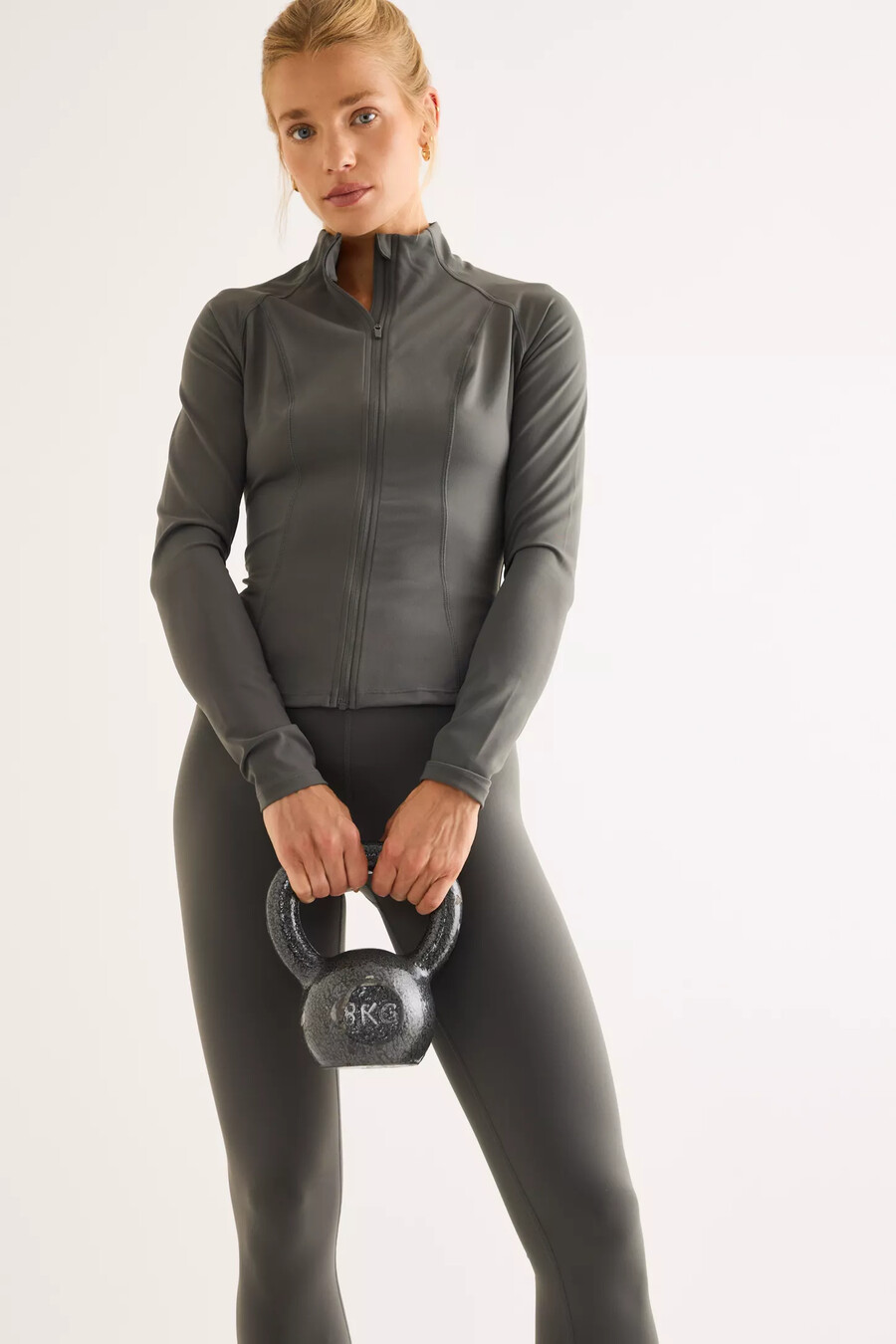 tala dayflex löparjacka med dragkedja framtill