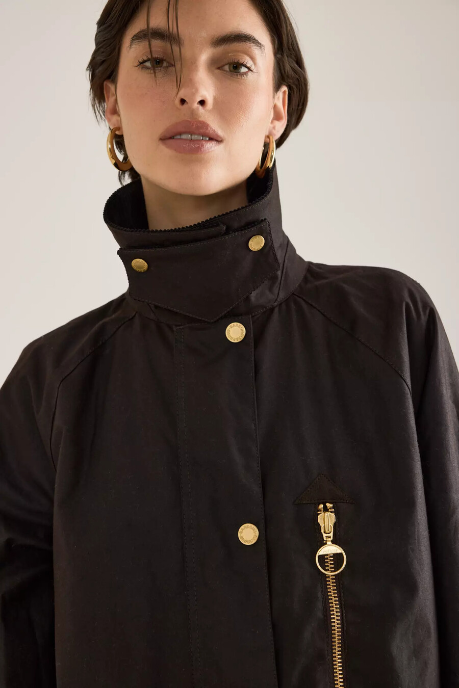 barbour evette vaxad bomullsbilkappa
