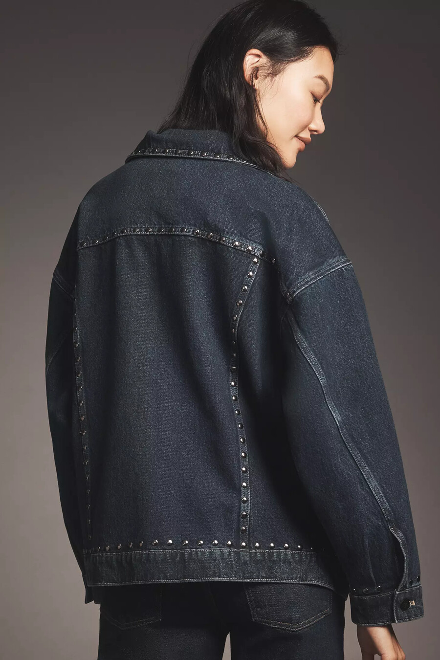 weston denim boyfriend jacket från pilcro nitutgåva