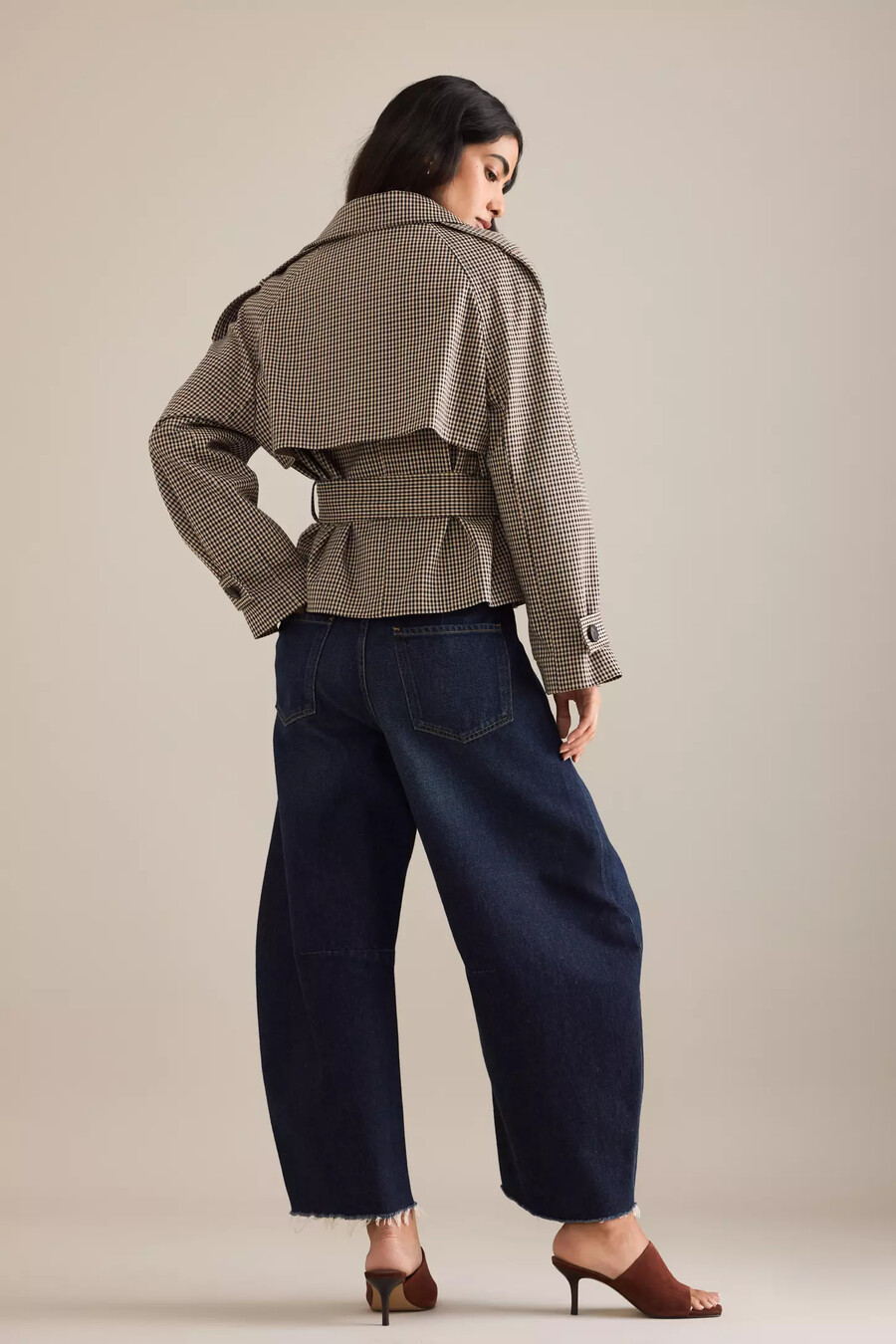by anthropologie rutig beskuren trenchcoat