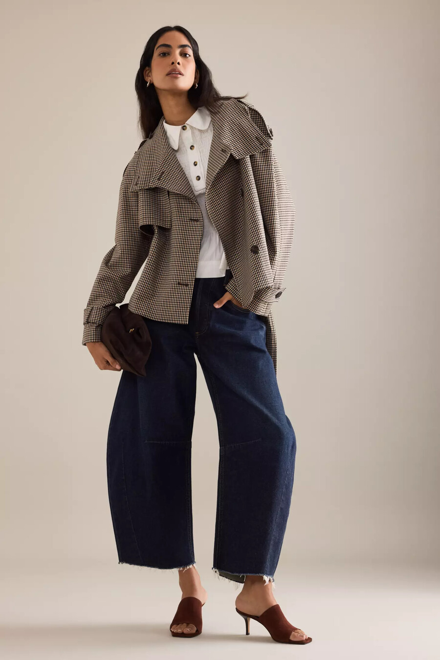 by anthropologie rutig beskuren trenchcoat
