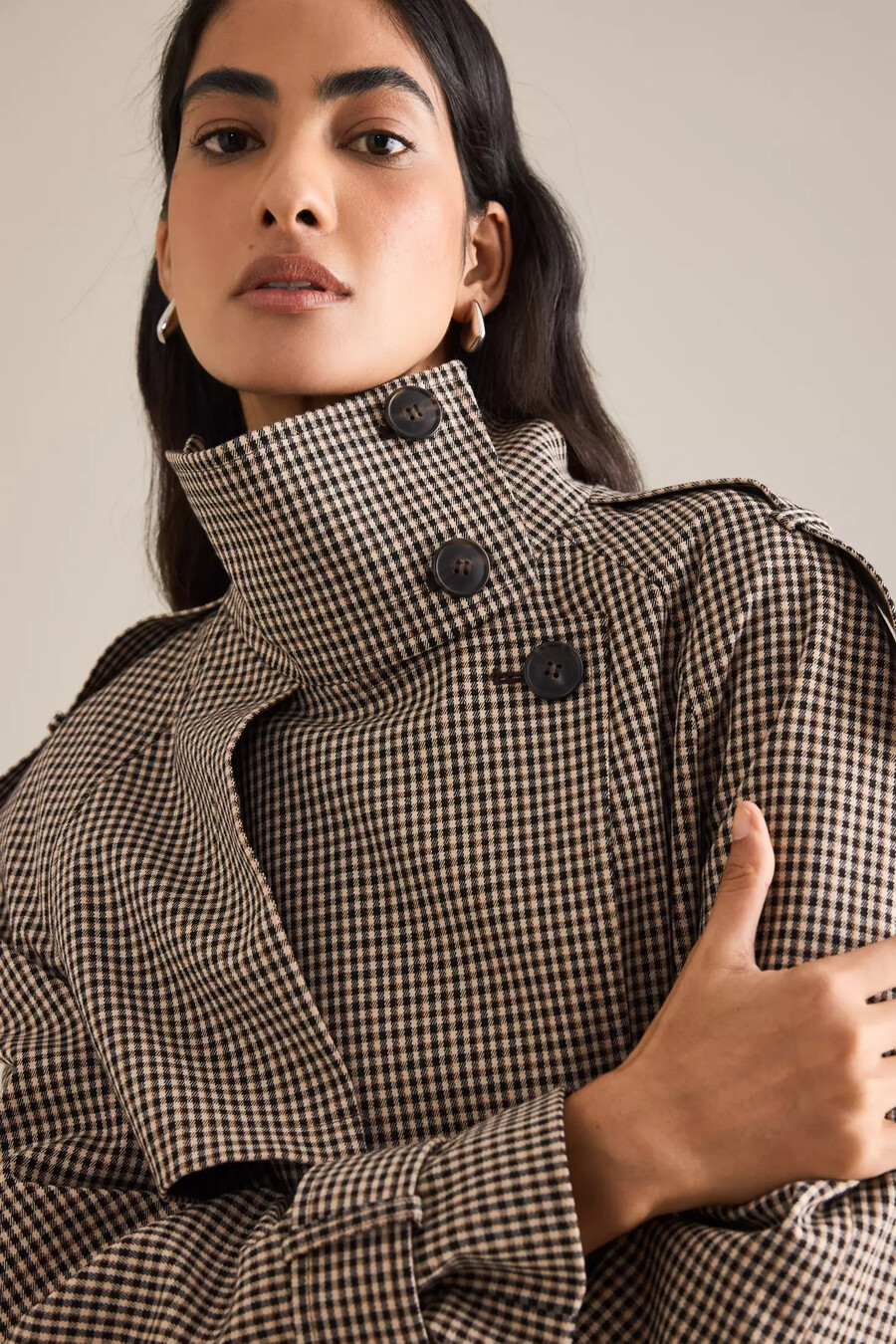by anthropologie rutig beskuren trenchcoat