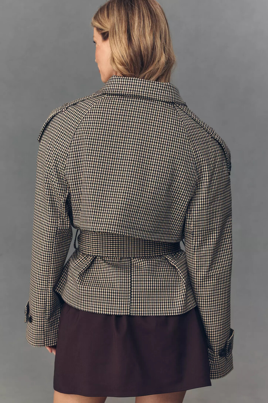 by anthropologie rutig beskuren trenchcoat