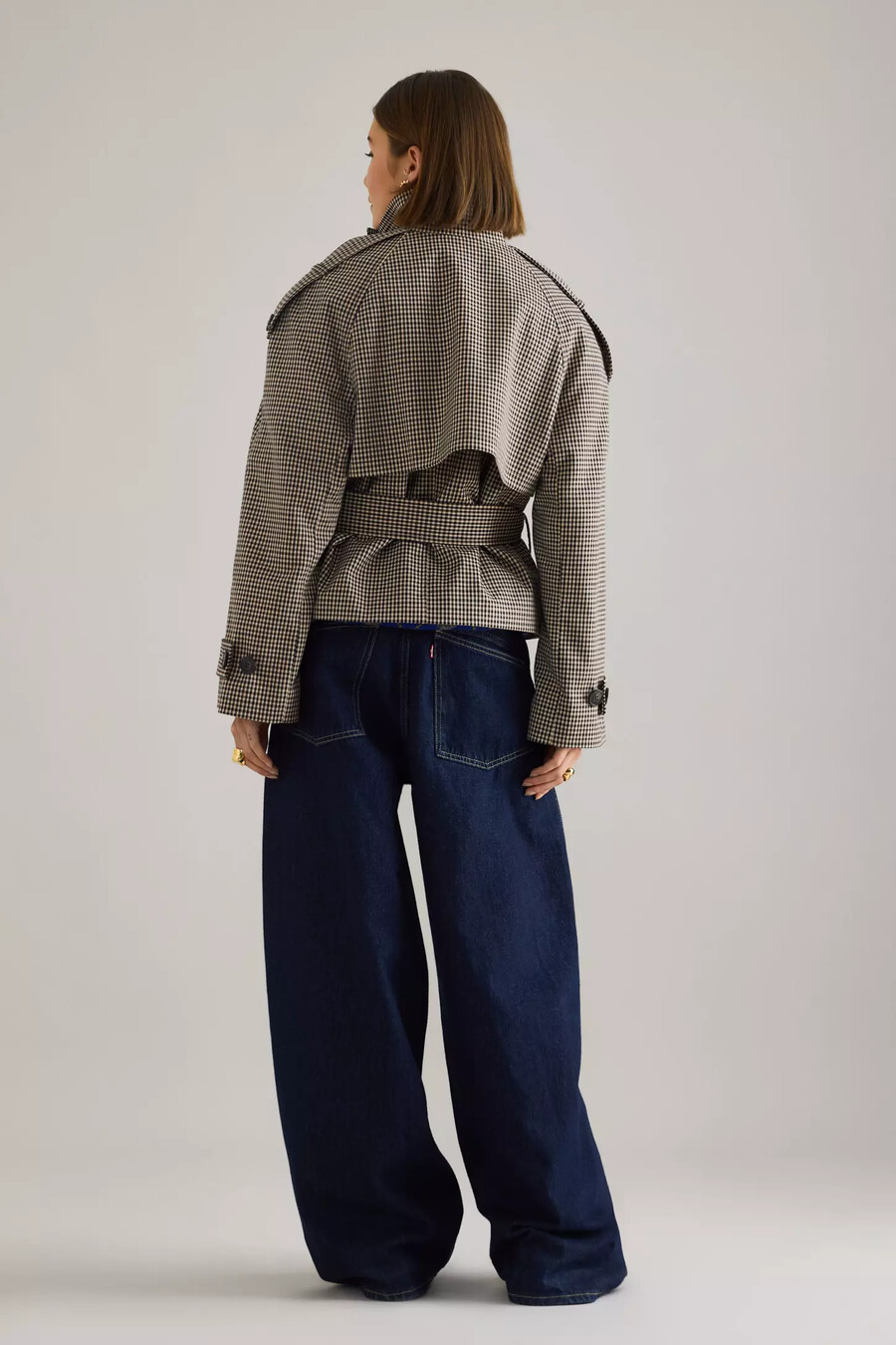 by anthropologie rutig beskuren trenchcoat