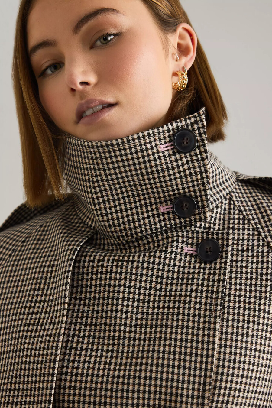 by anthropologie rutig beskuren trenchcoat