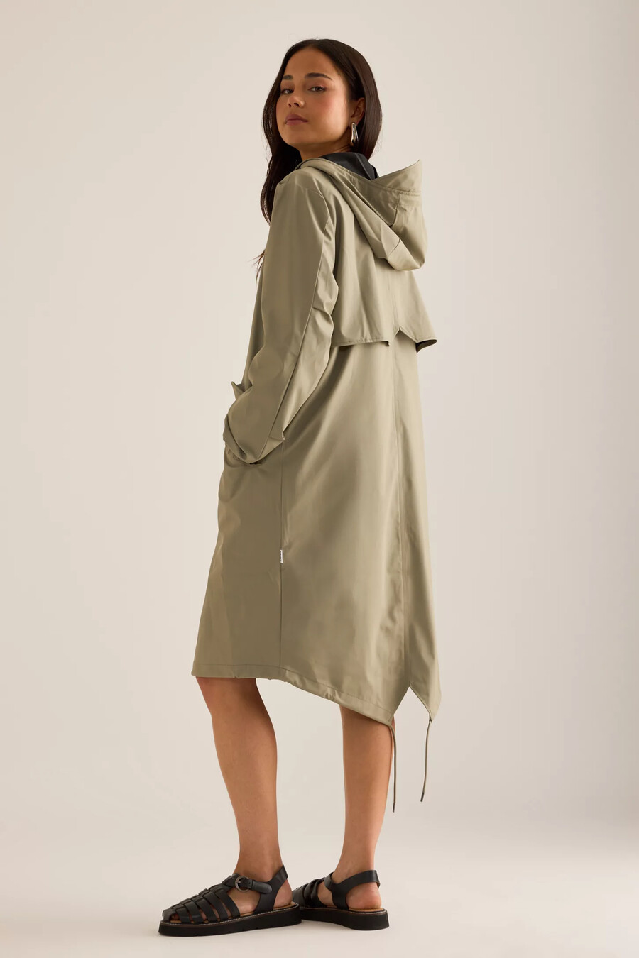 rains vattentät fishtail parka