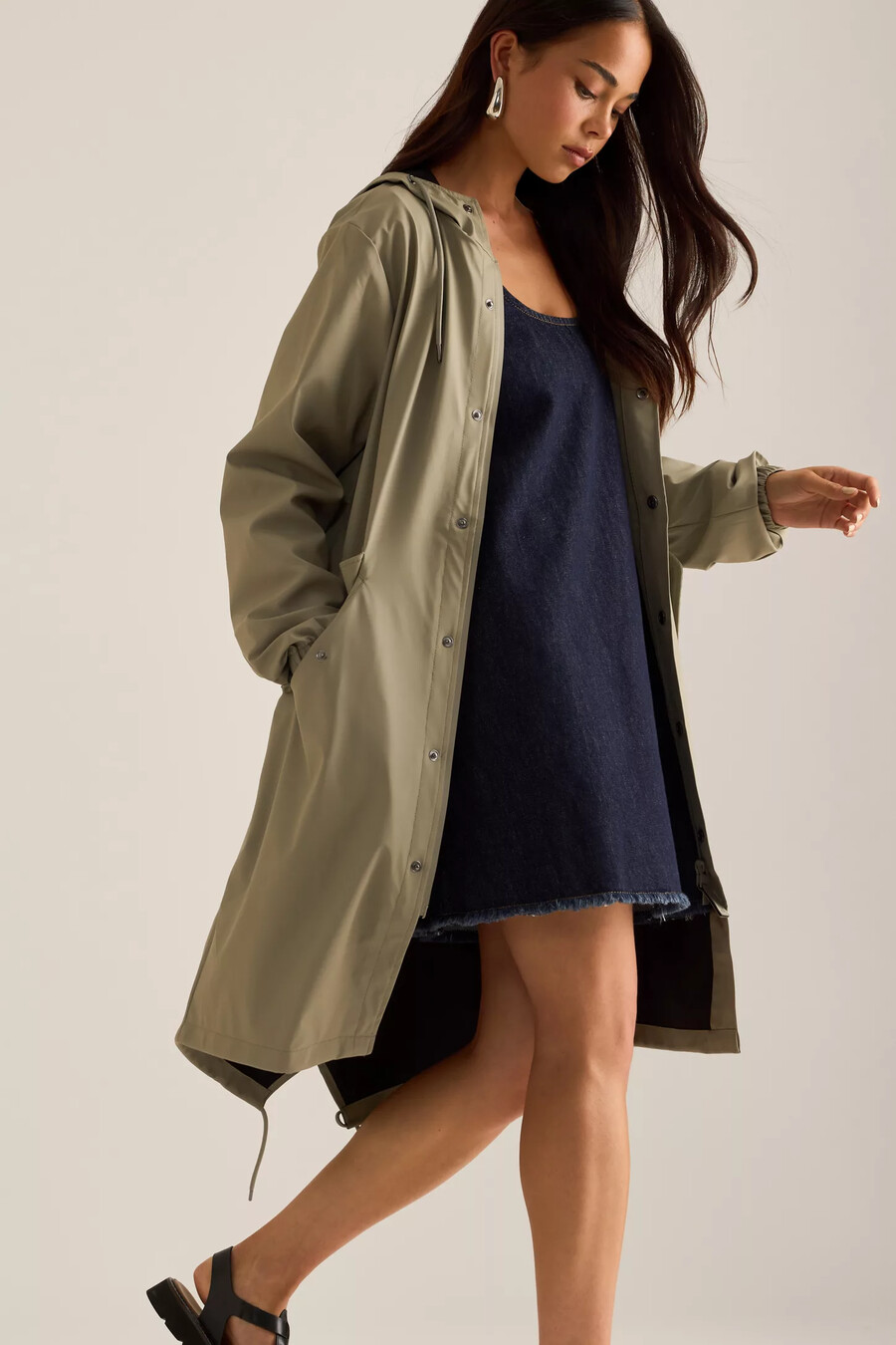 rains vattentät fishtail parka