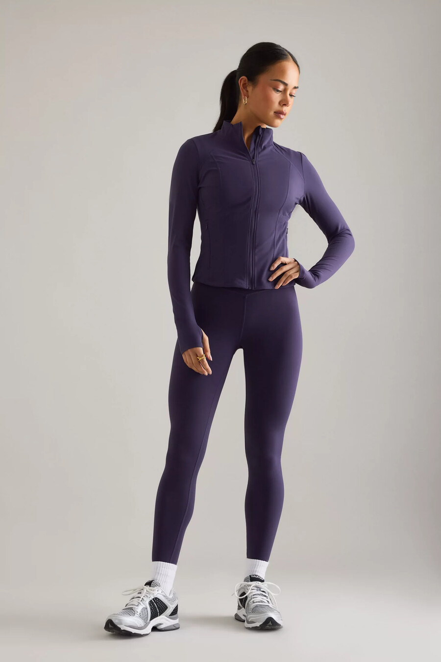 tala dayflex löparjacka med dragkedja framtill