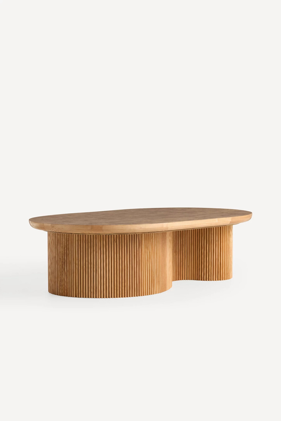 scout burl wood räfflat soffbord
