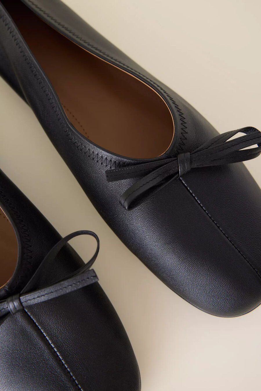 smickrade blaise läderballetskor
