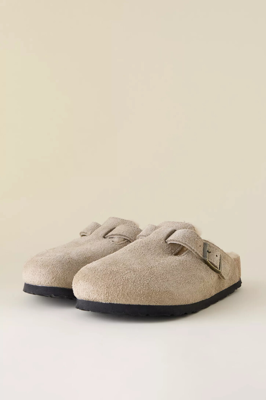 birkenstock boston fårskinnsträskor