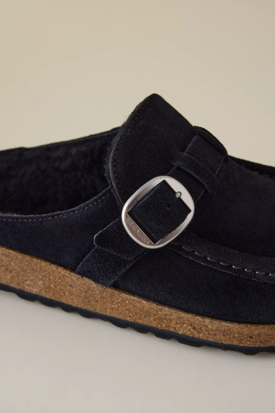 birkenstock buckley träskor i mocka