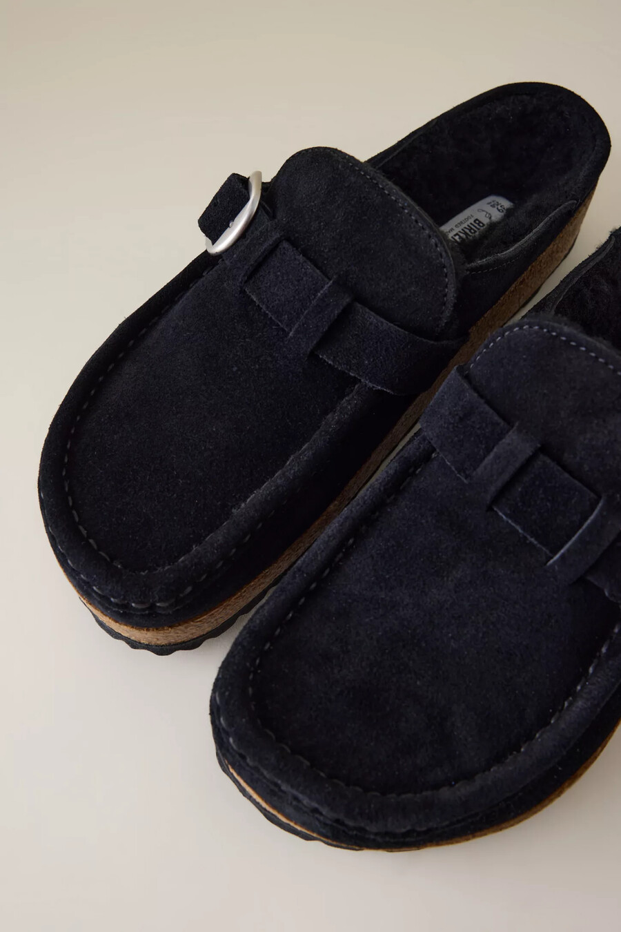 birkenstock buckley träskor i mocka