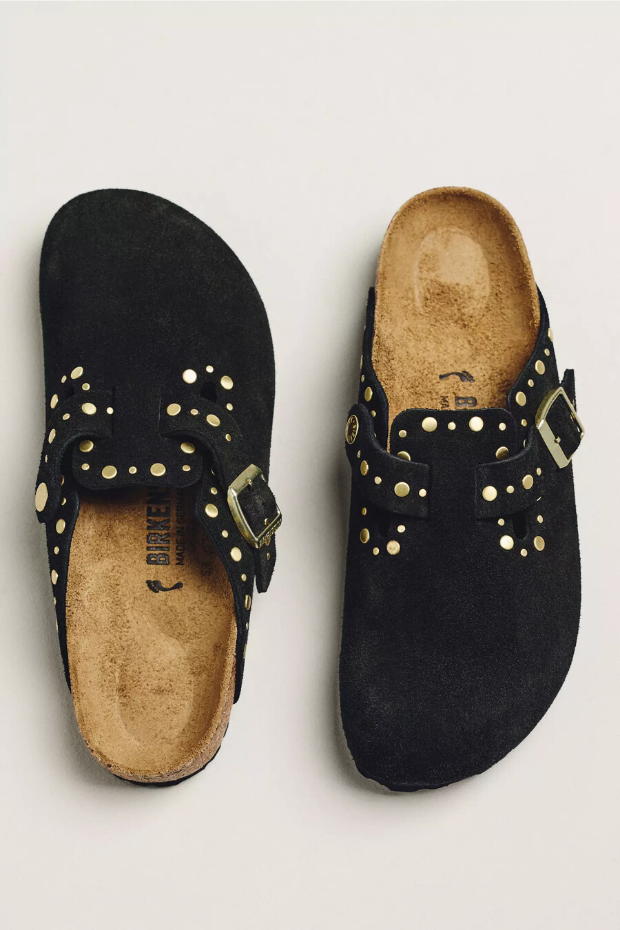 birkenstock boston rivets träskor