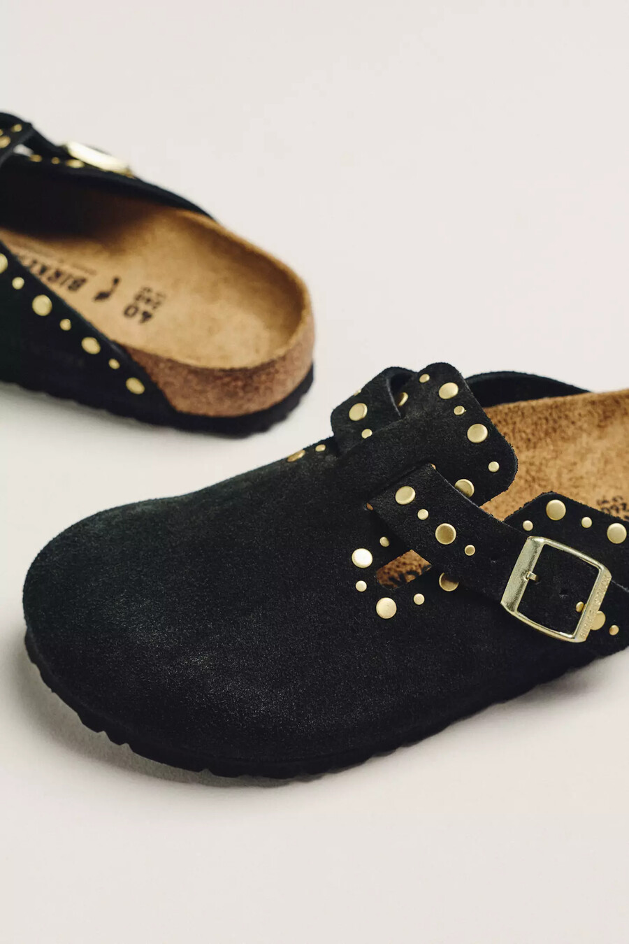 birkenstock boston rivets träskor