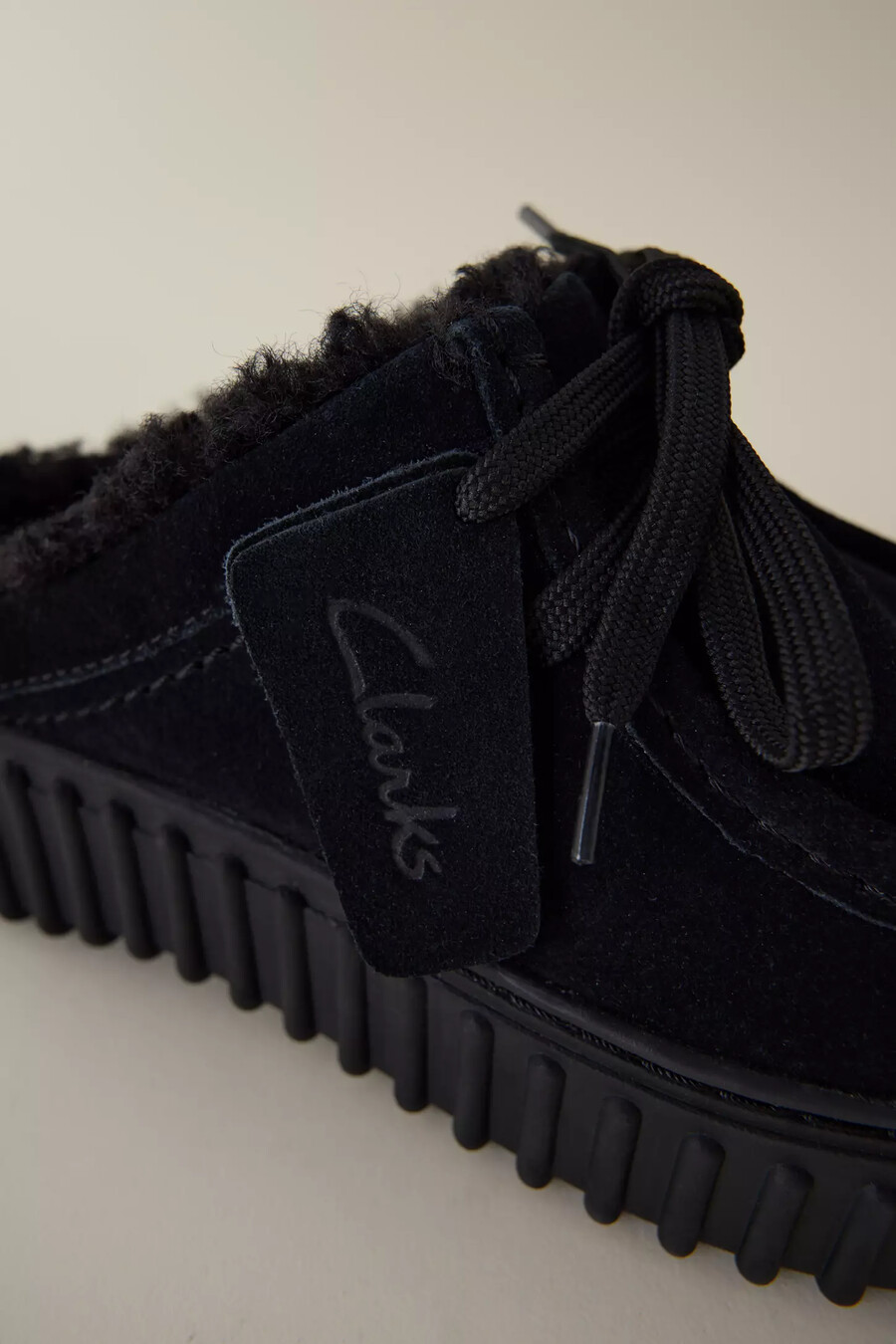 clarks shearling nomad mules