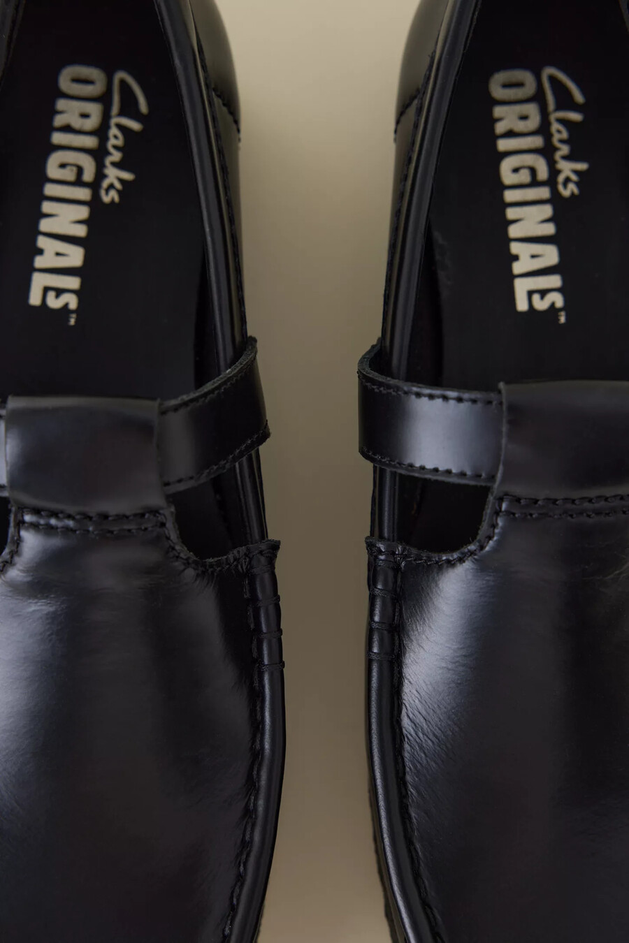 clarks originals wallabee t-bar loafers