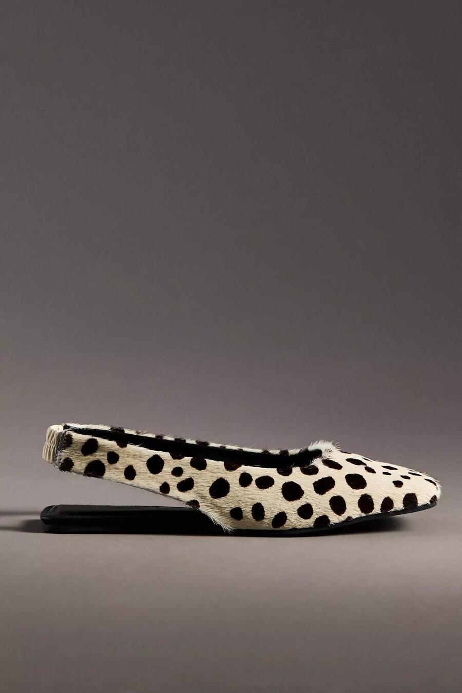 vicenza slingback flats med fyrkantig tå