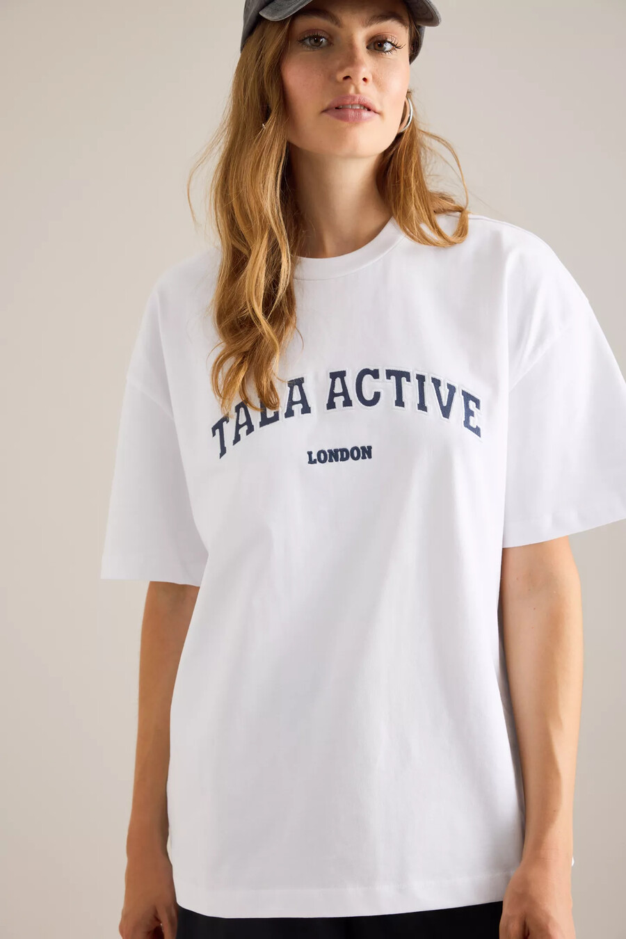 tala active appliqué graphic t-shirt