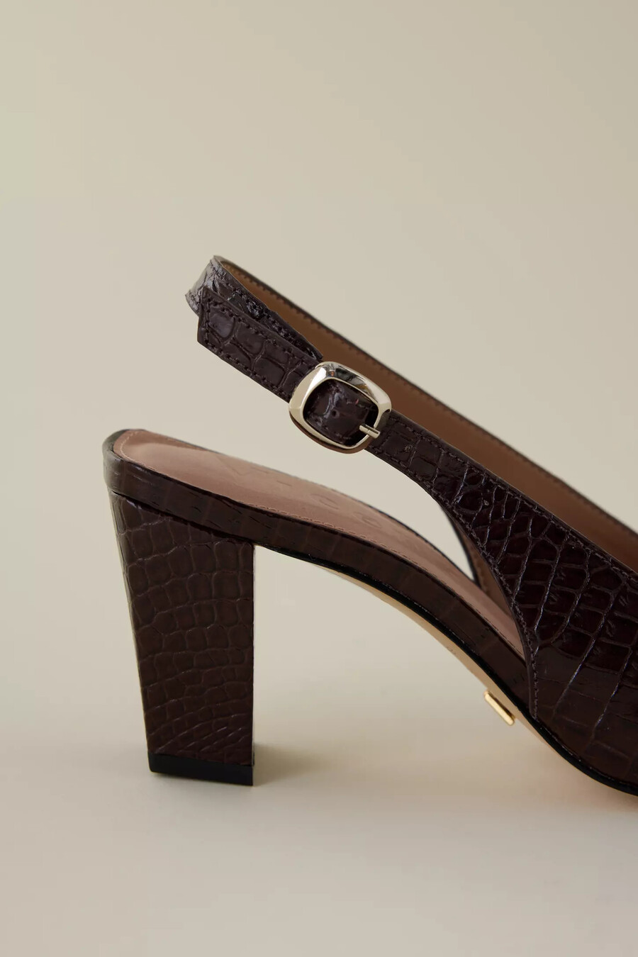 vicenza slingback-klackar med fyrkantig tå