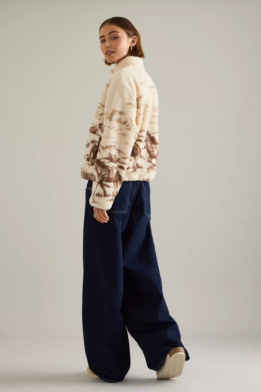 levis kasey sherpa fleece tröja