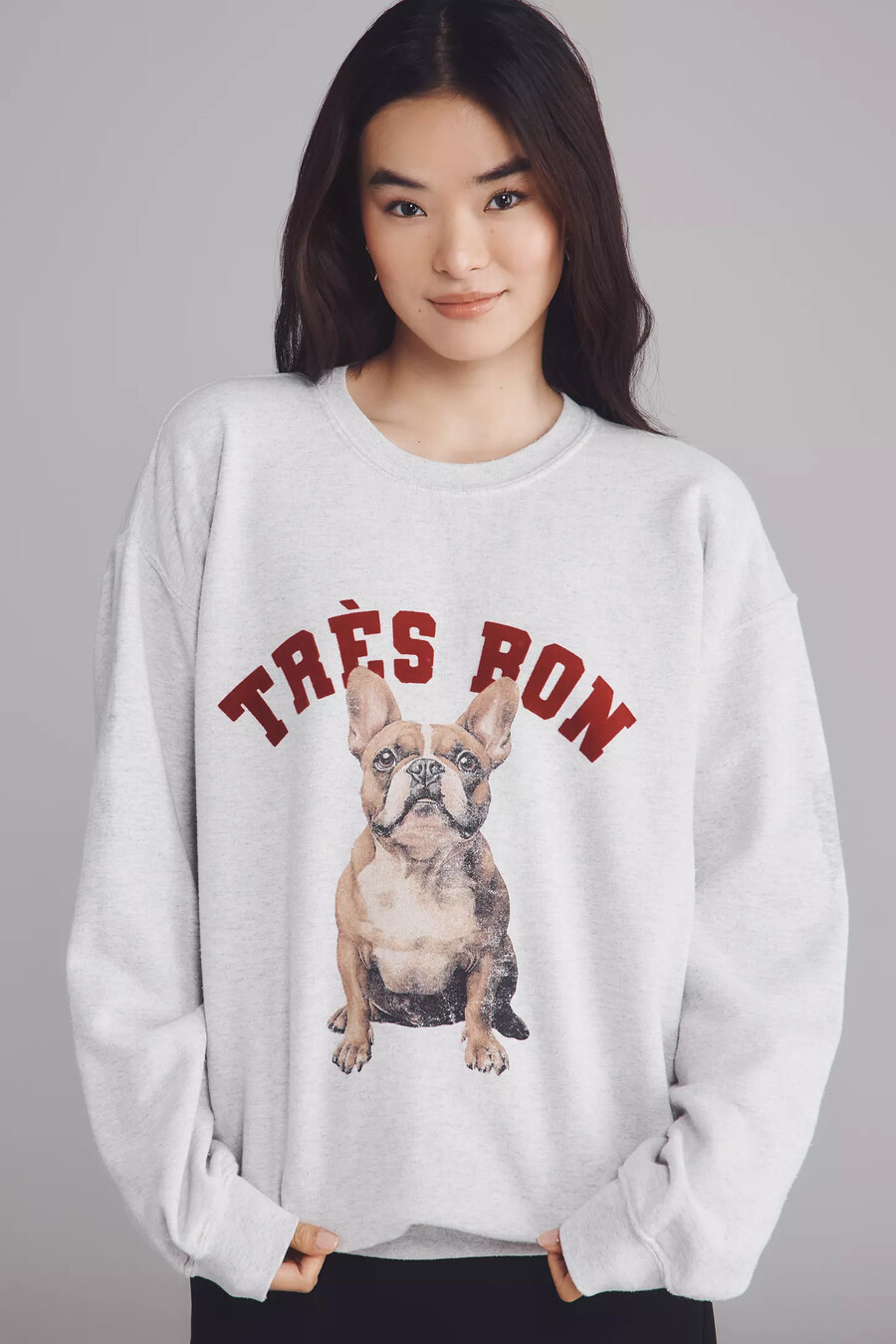 by anthropologie dogs graphic sweatshirt