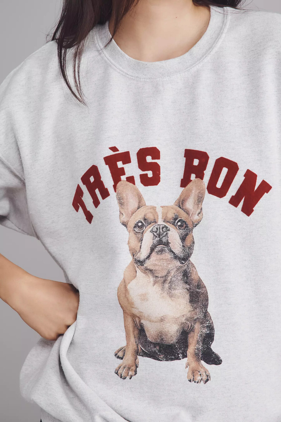 by anthropologie dogs graphic sweatshirt
