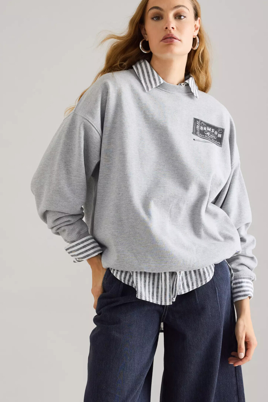 damson madder general store graphic sweatshirt